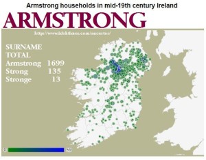 Irish mid 18th Armstrong