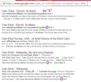 search engine Elliot history bias by adding a 2