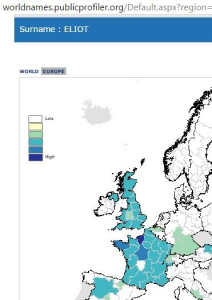 Eliot European distribution